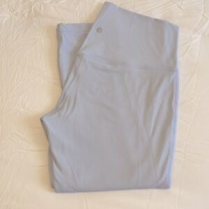 Lululemon Align High Rise Crop 21” Leggings Size 10 Pastel Blue